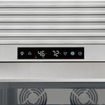 Forno Abruzzo 48" Stainless Steel 102 Bottle Dual Zone Wine Cellar with Green Holders (24 Cu. Ft.) - FWCDR6610-48S