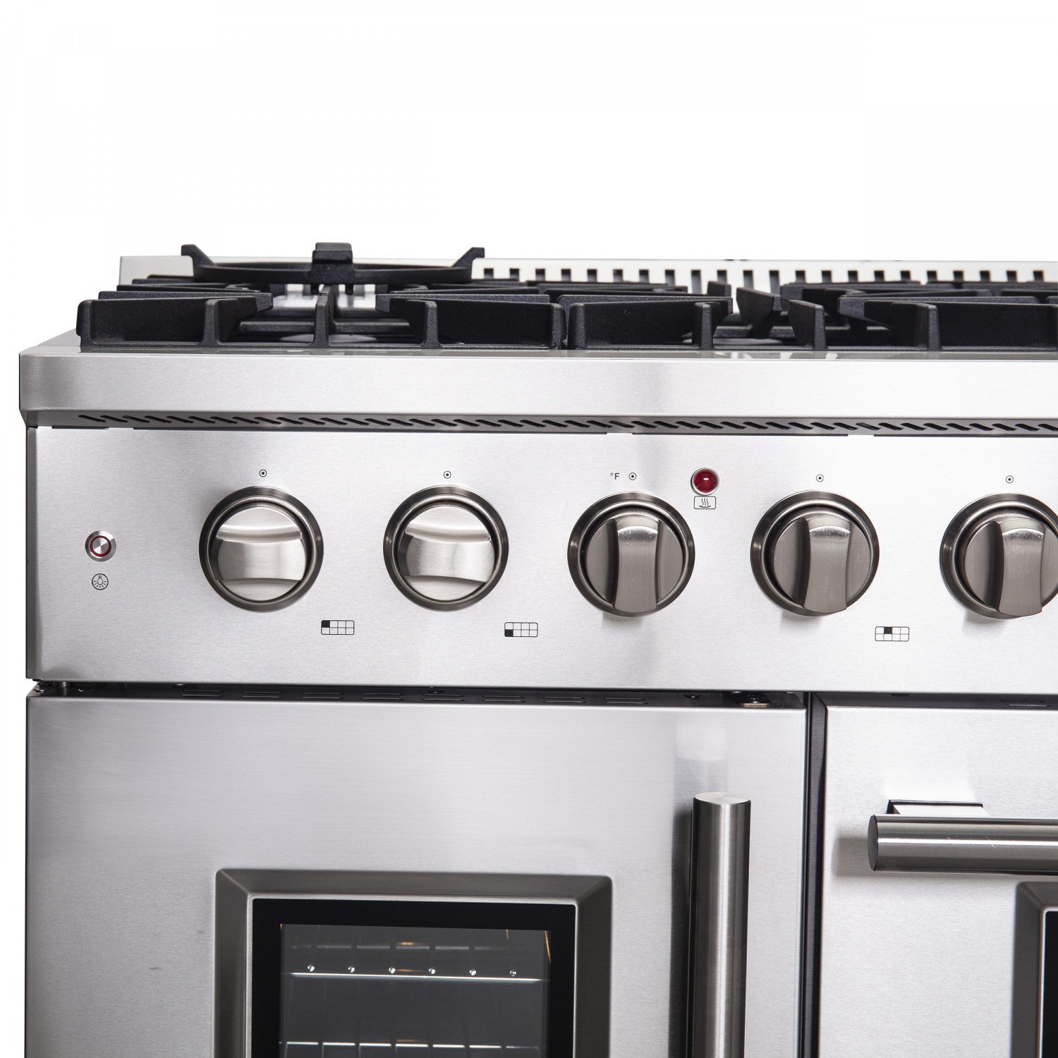 Forno Galiano 48" Stainless Steel Freestanding Double Oven Gas Range (6.58 Cu. Ft.) - FFSGS6444-48