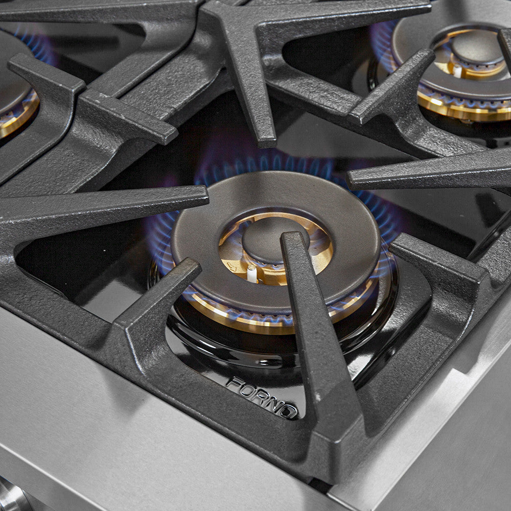 Forno Capriasca 36" Stainless Steel Freestanding Gas Range (5.36 Cu. Ft.) - FFSGS6260-36