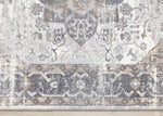 Elegant Traditional Area Rug - Grey Brown - 7' X 10'