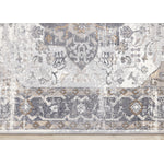 Elegant Traditional Area Rug - Grey Brown - 8' X 11'
