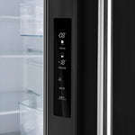 Forno Gallipoli 31" 17.5 Cu.Ft. Black French Door Refrigerator with Ice Maker - FFFFD1974-31BLK
