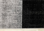 Elise Modern Geometric Area Rug - Grey Black White - 5' X 8'