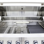 Forno Bulnes Black Countertop Outdoor Kitchen with 40" 84,000 BTU BBQ and Beverage Centre - FODKT2520BLK