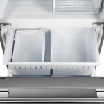 Forno Gallipoli 30" 17.5 Cu.Ft. Stainless Steel French Door Refrigerator - FFFFD1974-35MG