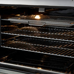 Forno Giovanni 30" Black Freestanding Gas Range (4.32 Cu. Ft.) - FFSGS6274-30BLK