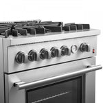Forno Giovanni 30" Stainless Steel Freestanding Gas Range (4.32 Cu. Ft.) - FFSGS6274-30