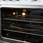 Forno Marco 30" White Freestanding Gas Range (4.32 Cu. Ft.) - FFSGS6277-30WHT