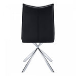 Fulton Dining Chair - Black/Chrome - Set Of Two