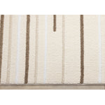 Sasha Soft Modern Lines Area Rug - Cream - 5' X 8'
