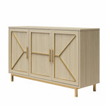 Neely Wide Accent Cabinet - Pale Oak
