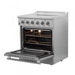 Forno Galiano 30" Stainless Steel Freestanding Electric Range With True Convection And Air Fry (4.32 Cu. Ft.) - FFSEL6083-30