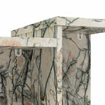 Brielle Accent Table - Faux Onyx Marble