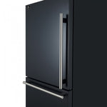 Forno Milano 62" Black 2-piece Freestanding Dual Bottom Freezer Refrigerator (34.4 Cu. Ft.) - FFFFD1787-60BLK