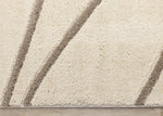 Palace Modern Curves Area Rug - 8' X 11' - Cream/Taupe