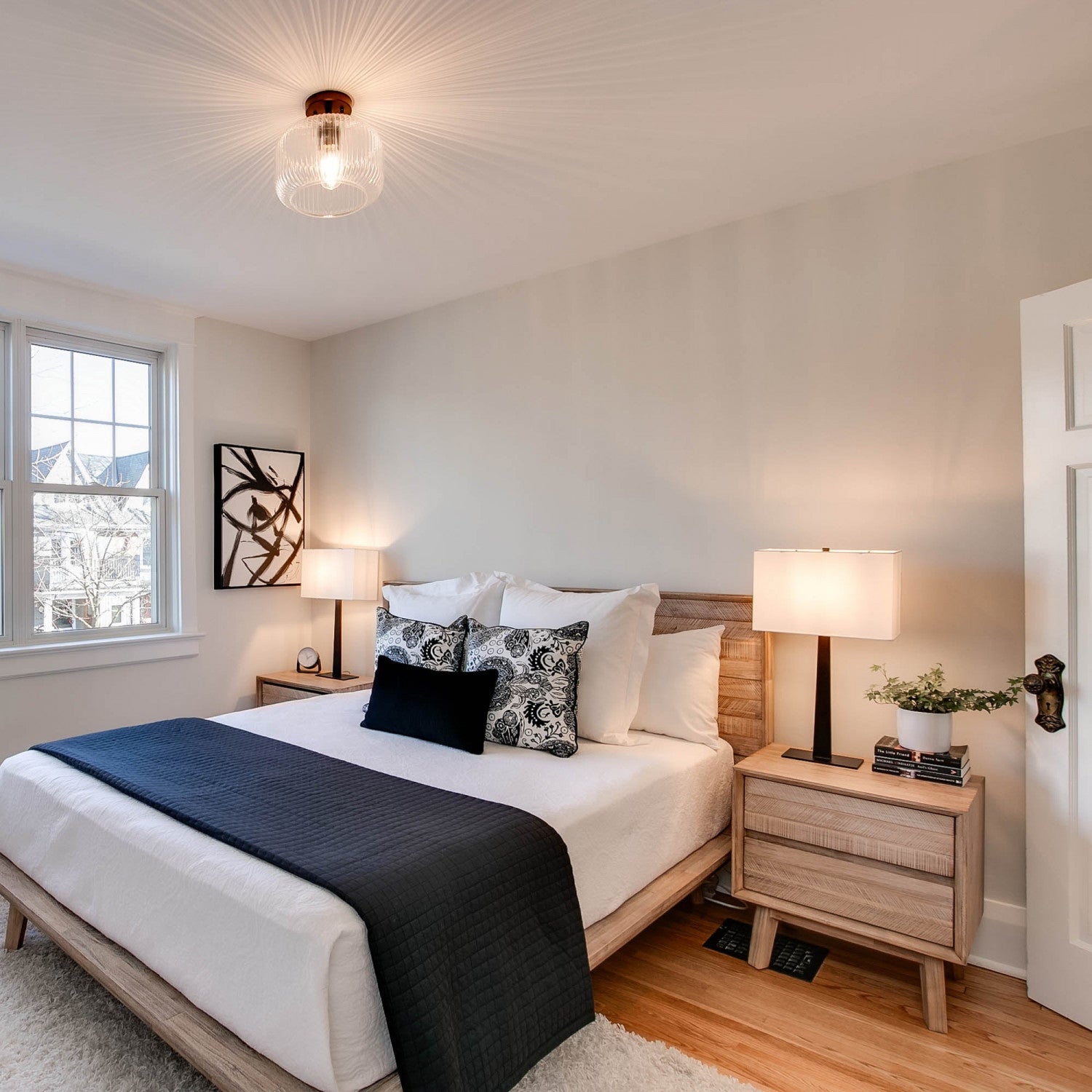 Abenra 2 Drawer Night Table - Light Driftwood