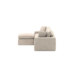 Jade All Foam Sectional - Beige