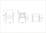 Ouidah Accent Chair - White