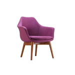 Chania Accent Chair - Plum