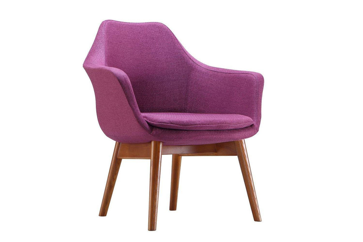 Chania Accent Chair - Plum