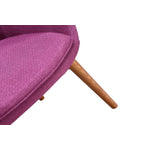 Chania Accent Chair - Plum