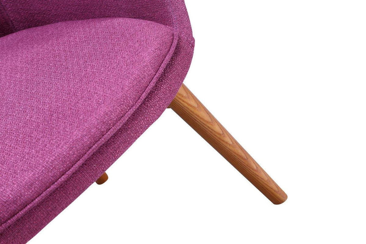 Chania Accent Chair - Plum