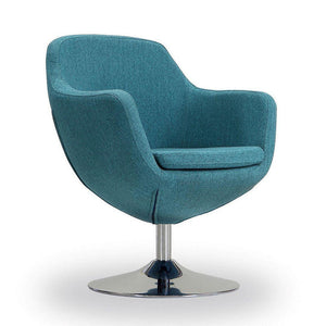 Handan Swivel Accent Chair - Blue