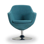 Handan Swivel Accent Chair - Blue