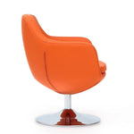 Handan Swivel Accent Chair - Orange