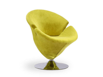 Niani Swivel Accent Chair - Green