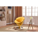 Niani Swivel Accent Chair - Yellow