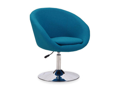 Hita Adjustable Height Swivel Chair - Blue