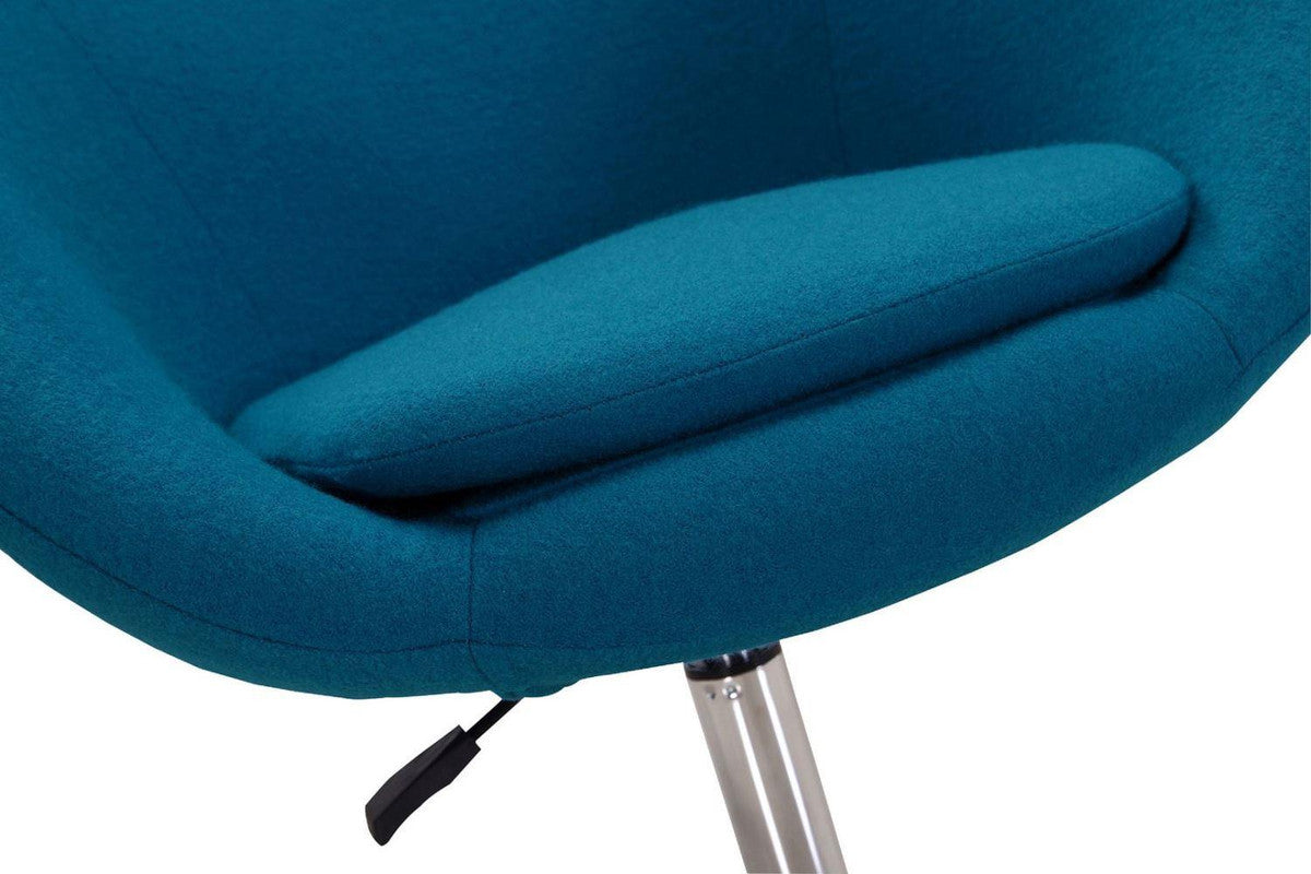 Hita Adjustable Height Swivel Chair - Blue