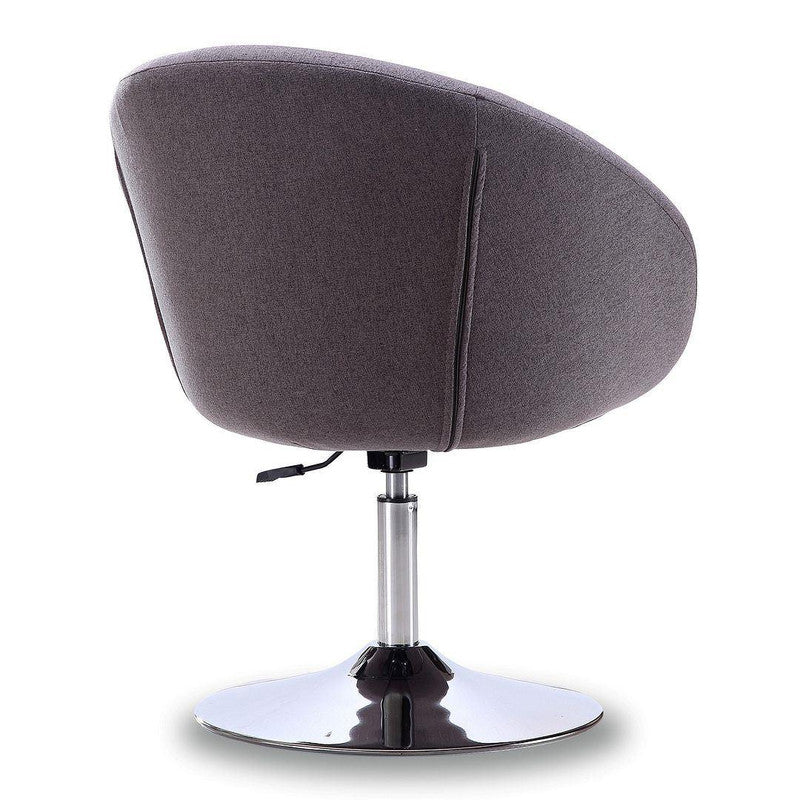 Hita Adjustable Height Swivel Chair - Grey