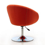 Hita Adjustable Height Swivel Chair - Orange