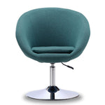 Hita Adjustable Height Swivel Chair - Sky Blue