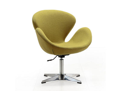 Nagqu Adjustable Height Swivel Accent Chair - Green
