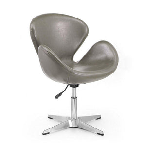 Nagqu Adjustable Height Swivel Accent Chair - Pebble