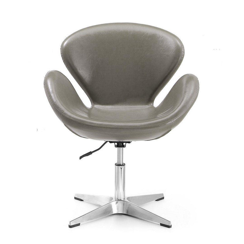 Nagqu Adjustable Height Swivel Accent Chair - Pebble