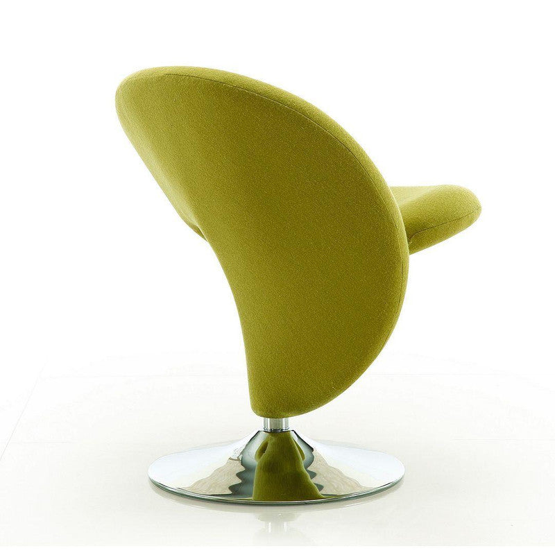 Patras Swivel Accent Chair - Green