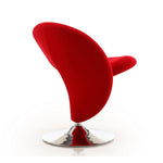 Patras Swivel Accent Chair - Red