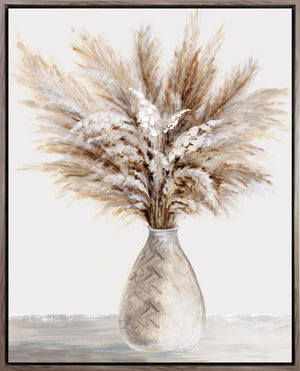 Overflowing II Wall Art - Light Brown/White - 25 X 31