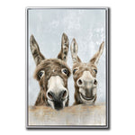 Ed and Eddie Wall Art - Light Brown - 31 X 46