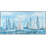 Passing By Wall Art - Blue - 57 X 29