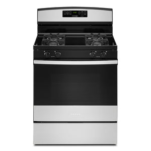 Amana 30" Stainless Steel Gas Range (5.00 Cu Ft) - AGR6603SMS