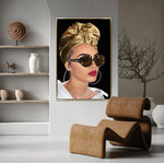 Vanity Wall Art - Gold/Black - 28 X 40