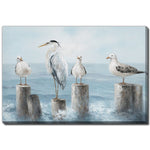 Mine Wall Art - Blue/Grey - 36 X 24