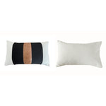 In The Abstract 20" x 12" Cushion - Black, Beige, Brown