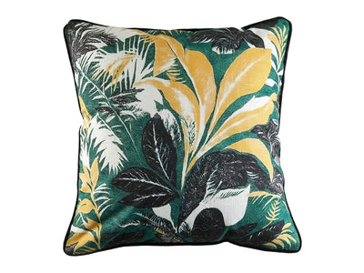Garden Party Outdoor Decorative Accent Cushion - Emerald, Palm Beach