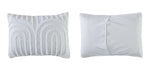 Rustic Charm 5-Piece Queen Comforter Set - White